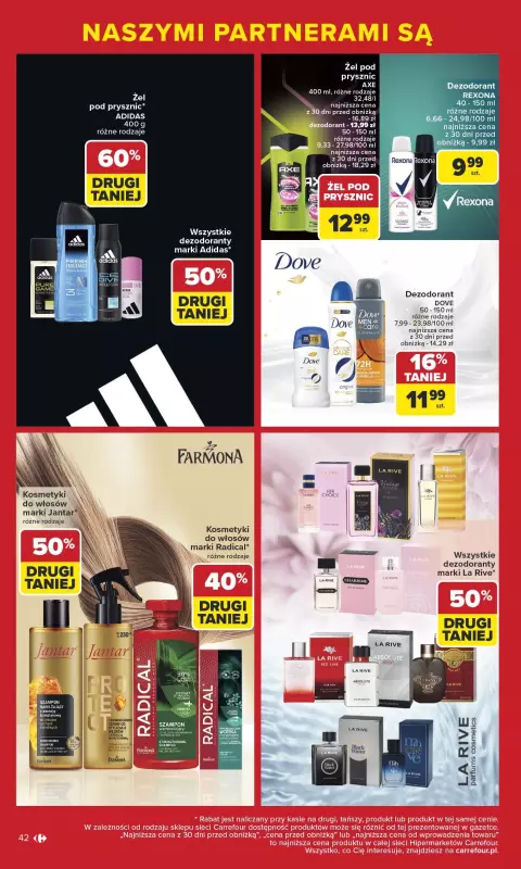 Carrefour - gazetka promocyjna Gazetka Markowe okazje czekają od poniedziałku 09.06 do soboty 21.06 - strona 42