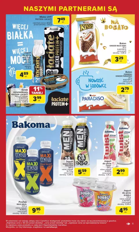 Carrefour - gazetka promocyjna Gazetka Markowe okazje czekają od poniedziałku 09.06 do soboty 21.06 - strona 11