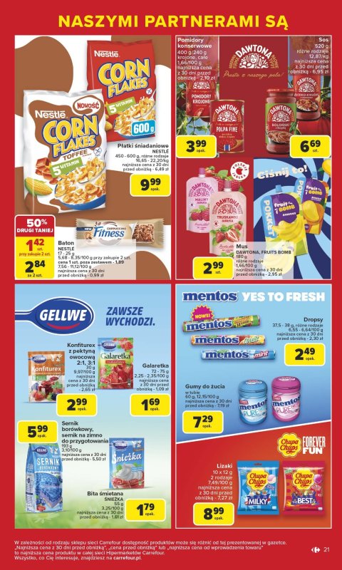 Carrefour - gazetka promocyjna Gazetka Markowe okazje czekają  do soboty 21.06 - strona 21