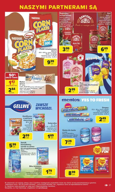 Carrefour - gazetka promocyjna Gazetka Markowe okazje czekają od poniedziałku 09.06 do soboty 21.06 - strona 21