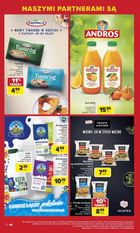 Carrefour - gazetka promocyjna Gazetka Markowe okazje czekają  do soboty 21.06 - strona 12