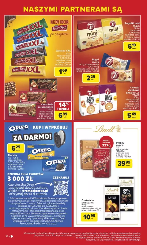 Carrefour - gazetka promocyjna Gazetka Markowe okazje czekają  do soboty 21.06 - strona 18
