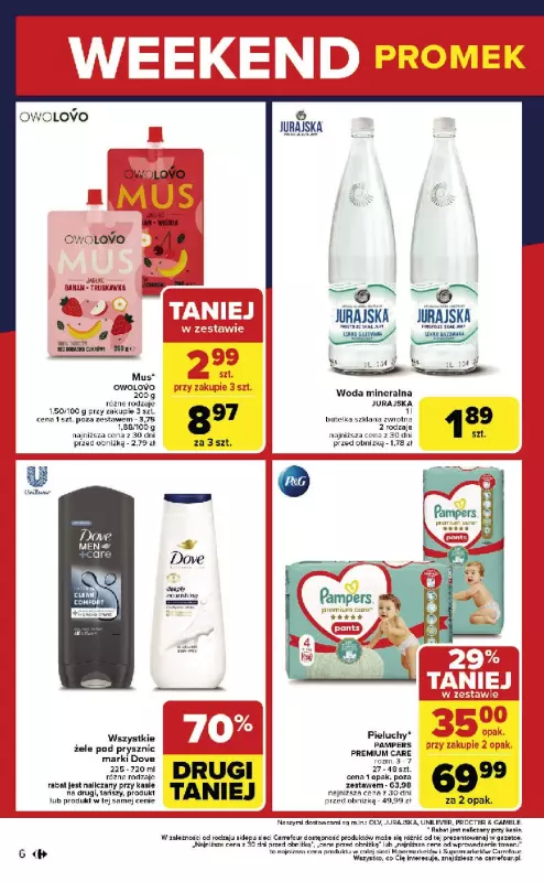 Carrefour - gazetka promocyjna Gazetka Weekend promek już od czwartku od czwartku 12.06 do soboty 14.06 - strona 6