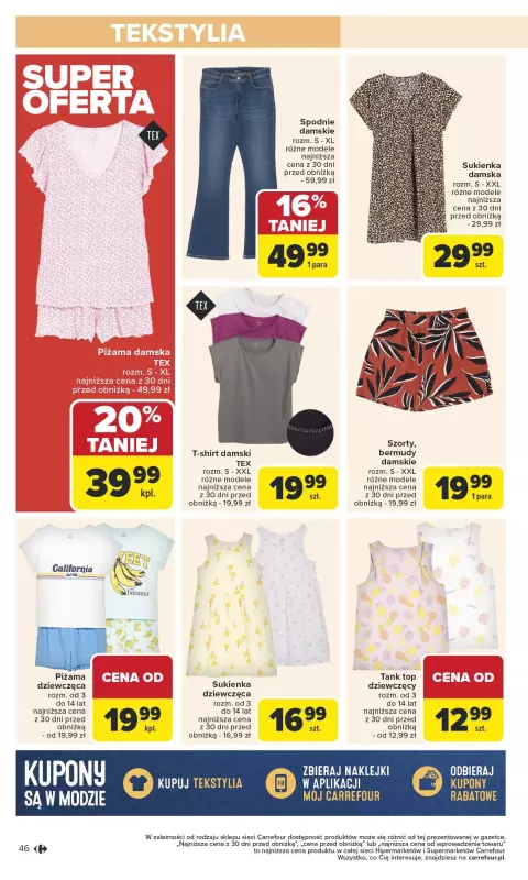 Carrefour - gazetka promocyjna Gazetka Carrefour od poniedziałku od poniedziałku 16.06 do soboty 21.06 - strona 48
