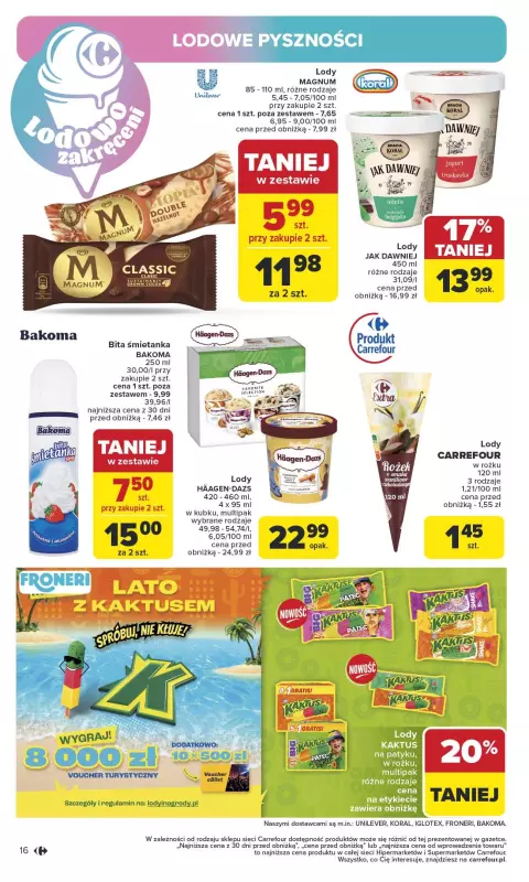 Carrefour - gazetka promocyjna Gazetka Carrefour od poniedziałku  do soboty 21.06 - strona 18