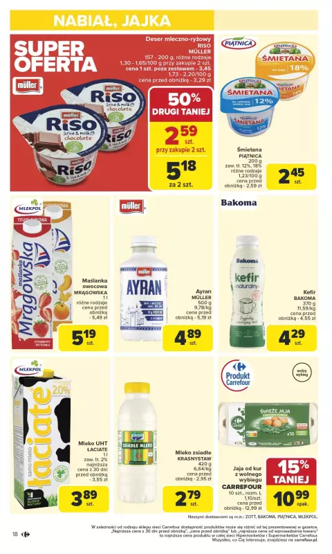 Carrefour - gazetka promocyjna Gazetka Carrefour od poniedziałku od poniedziałku 16.06 do soboty 21.06 - strona 20