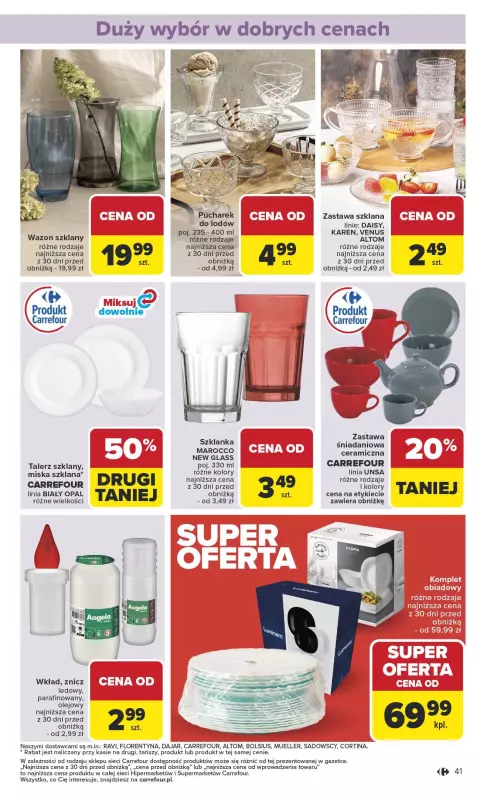 Carrefour - gazetka promocyjna Gazetka Carrefour od poniedziałku  do soboty 21.06 - strona 43