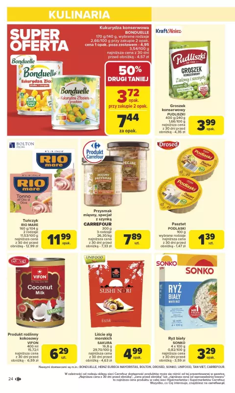 Carrefour - gazetka promocyjna Gazetka Carrefour od poniedziałku od poniedziałku 16.06 do soboty 21.06 - strona 26