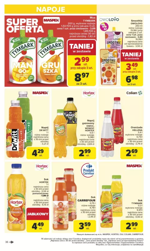 Carrefour - gazetka promocyjna Gazetka Carrefour od poniedziałku  do soboty 21.06 - strona 38