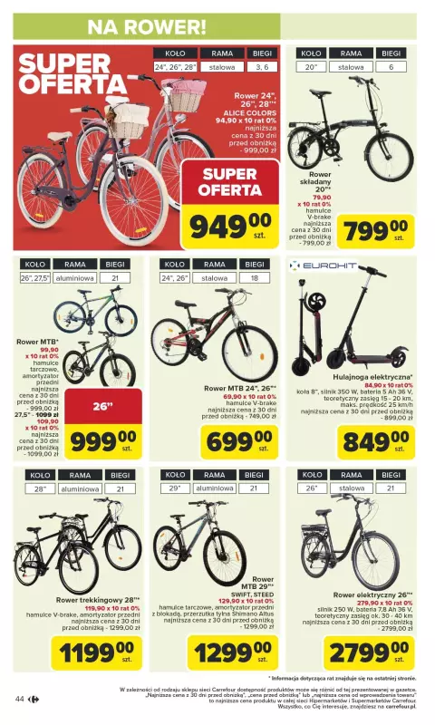 Carrefour - gazetka promocyjna Gazetka Carrefour od poniedziałku od poniedziałku 16.06 do soboty 21.06 - strona 46