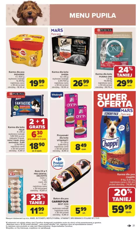 Carrefour - gazetka promocyjna Gazetka Carrefour od poniedziałku  do soboty 21.06 - strona 33