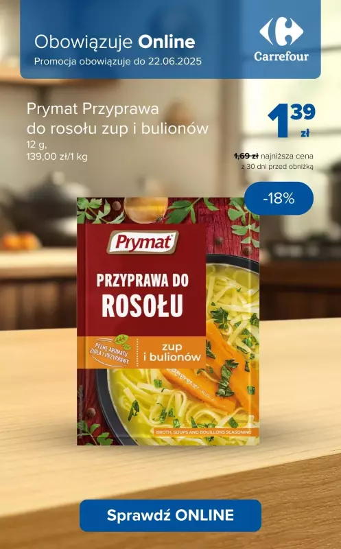 Carrefour - gazetka promocyjna PROMOCJE - produkty na zupę - oferta online   - strona 3