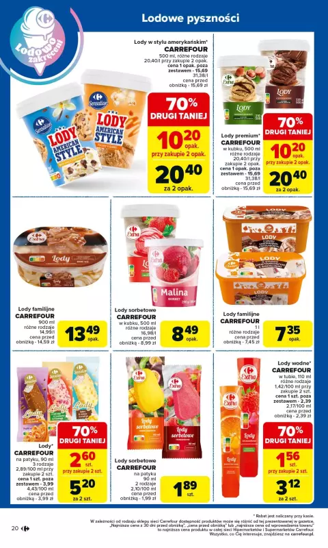 Carrefour - gazetka promocyjna Gazetka Carrefour od poniedziałku  do niedzieli 29.06 - strona 22
