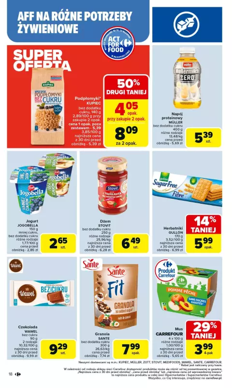 Carrefour - gazetka promocyjna Gazetka Carrefour od poniedziałku  do niedzieli 29.06 - strona 20