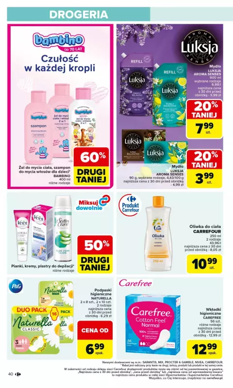 Carrefour - gazetka promocyjna Gazetka Carrefour od poniedziałku  do niedzieli 29.06 - strona 42