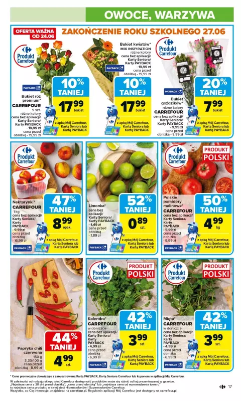 Carrefour - gazetka promocyjna Gazetka Carrefour od poniedziałku od poniedziałku 23.06 do niedzieli 29.06 - strona 19