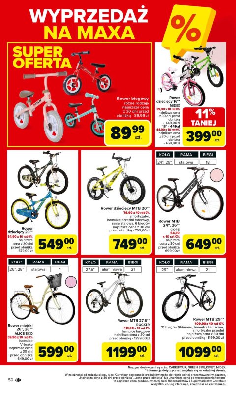 Carrefour - gazetka promocyjna Gazetka Carrefour od poniedziałku  do niedzieli 29.06 - strona 52