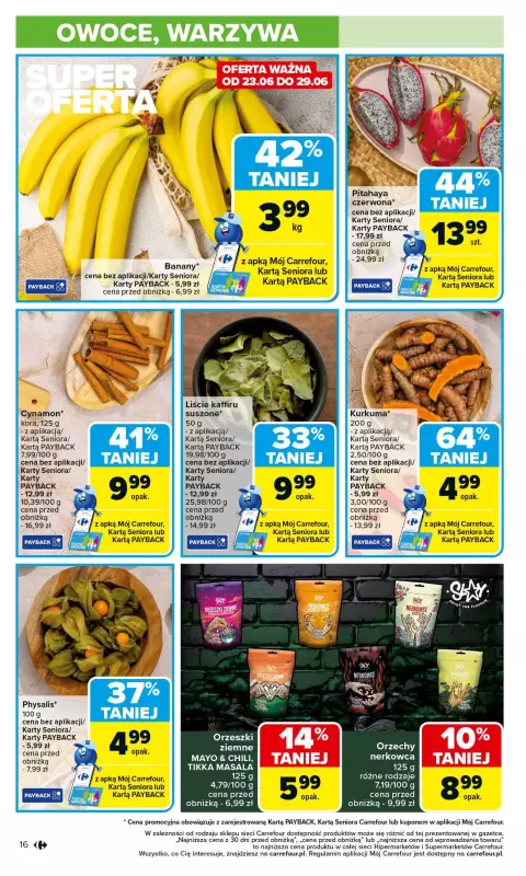 Carrefour - gazetka promocyjna Gazetka Carrefour od poniedziałku od poniedziałku 23.06 do niedzieli 29.06 - strona 18