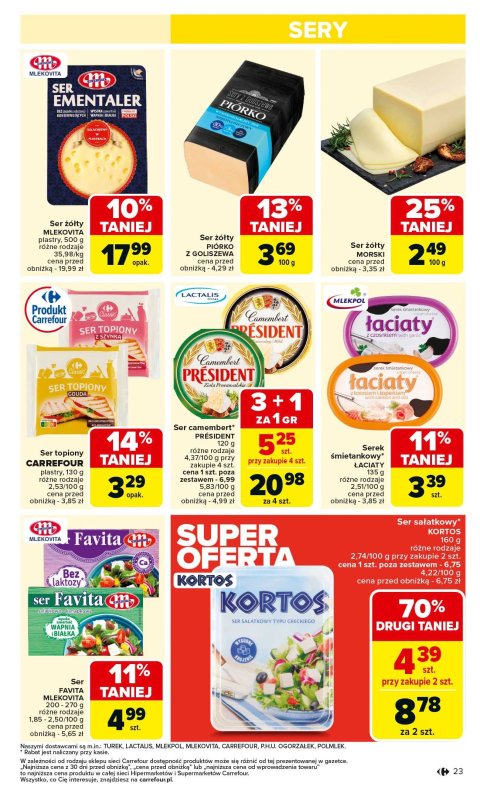 Carrefour - gazetka promocyjna Gazetka Carrefour od poniedziałku  do niedzieli 29.06 - strona 25