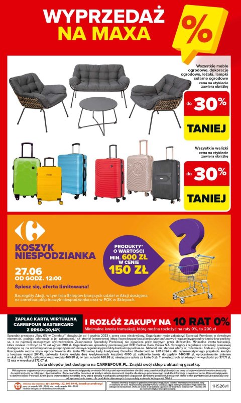 Carrefour - gazetka promocyjna Gazetka Carrefour od poniedziałku  do niedzieli 29.06 - strona 58