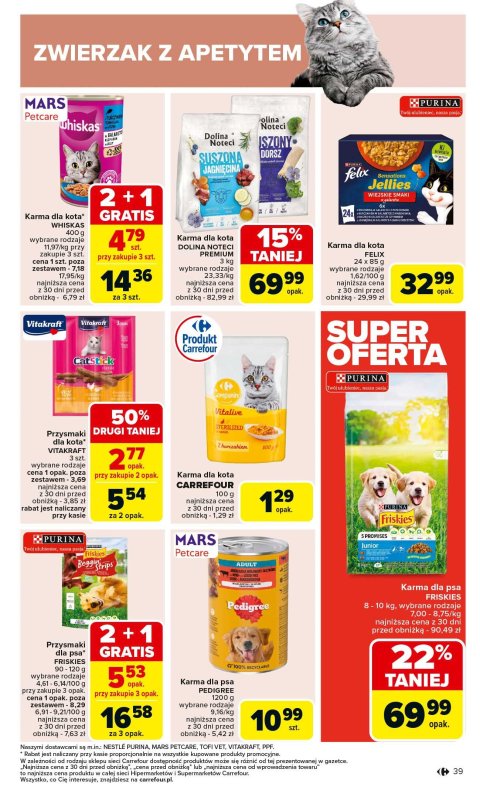 Carrefour - gazetka promocyjna Gazetka Carrefour od poniedziałku  do niedzieli 29.06 - strona 41