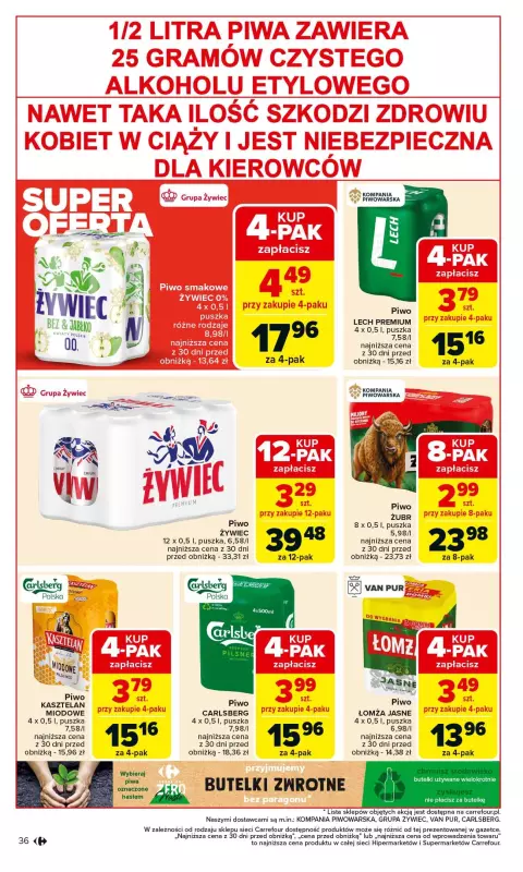 Carrefour - gazetka promocyjna Gazetka Carrefour od poniedziałku  do niedzieli 29.06 - strona 38