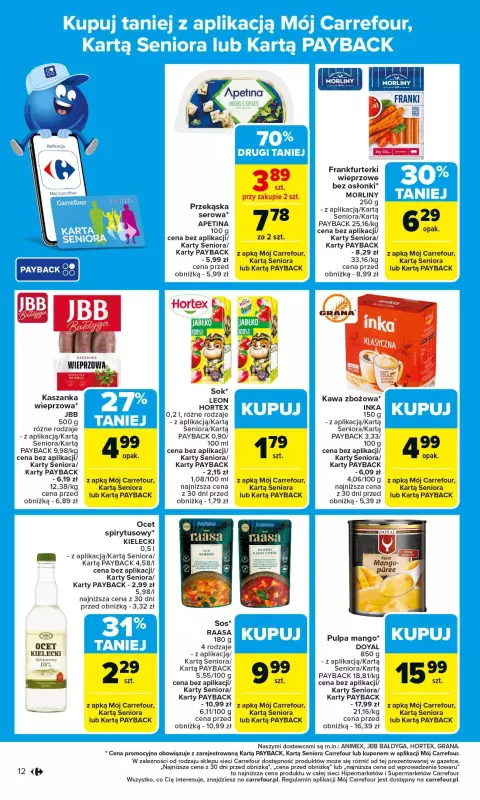 Carrefour - gazetka promocyjna Gazetka Carrefour od poniedziałku od poniedziałku 23.06 do niedzieli 29.06 - strona 14