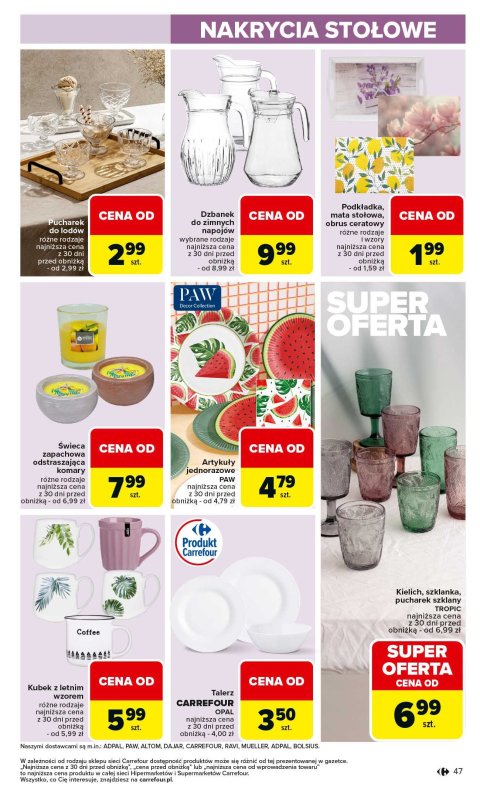 Carrefour - gazetka promocyjna Gazetka Carrefour od poniedziałku  do niedzieli 29.06 - strona 49