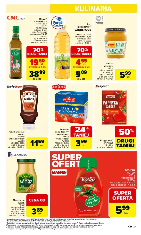 Carrefour - gazetka promocyjna Gazetka Carrefour od poniedziałku  do niedzieli 29.06 - strona 29