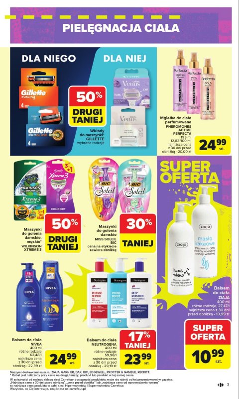 Carrefour - gazetka promocyjna Gazetka Podobać się sobie  do soboty 05.07 - strona 3