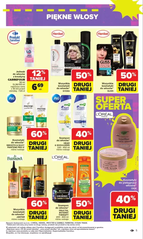 Carrefour - gazetka promocyjna Gazetka Podobać się sobie  do soboty 05.07 - strona 5