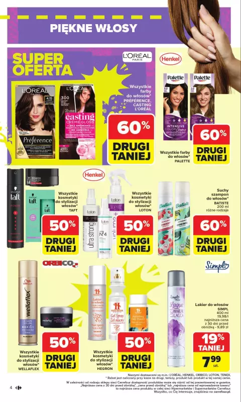 Carrefour - gazetka promocyjna Gazetka Podobać się sobie  do soboty 05.07 - strona 4