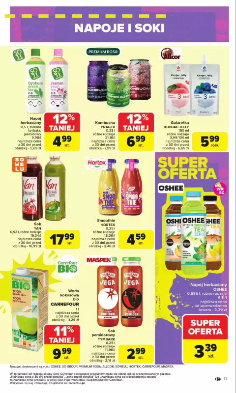 Carrefour - gazetka promocyjna Gazetka Podobać się sobie od poniedziałku 23.06 do soboty 05.07 - strona 11