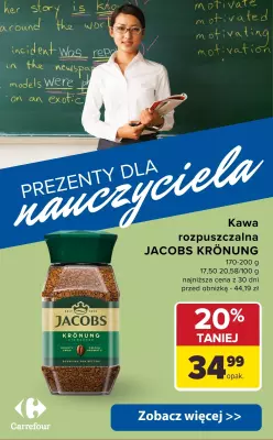 Carrefour - gazetka promocyjna Prezenty dla NAUCZYCIELA od wtorku 24.06 do niedzieli 29.06
