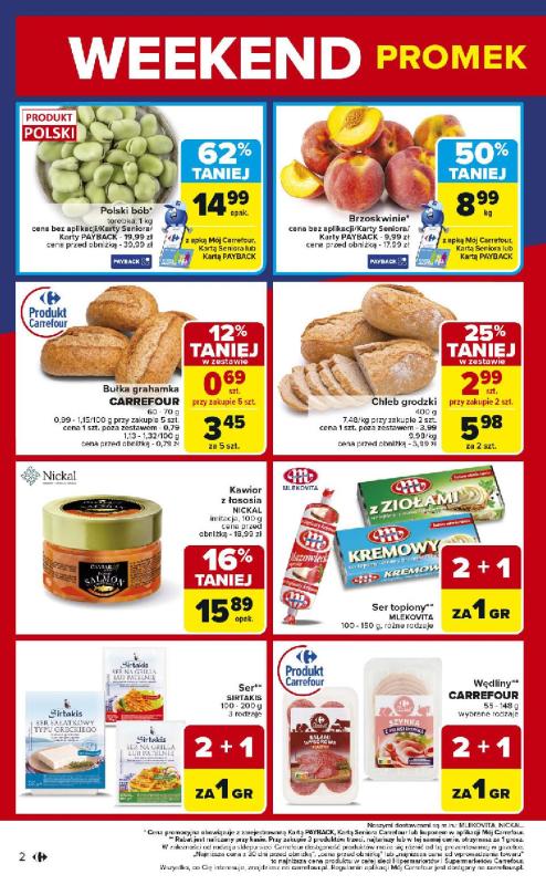 Carrefour - gazetka promocyjna Weekend promek już od czwartku od czwartku 26.06 do niedzieli 29.06 - strona 2