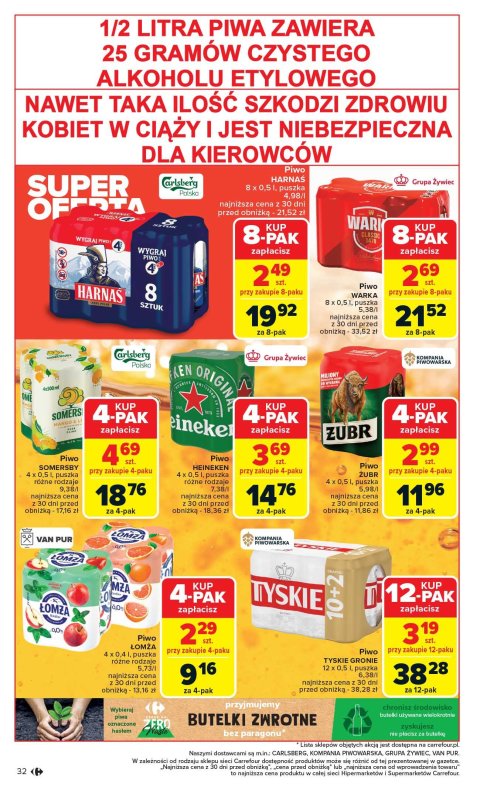 Carrefour - gazetka promocyjna Gazetka Carrefour od poniedziałku  do soboty 05.07 - strona 34