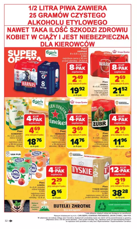 Carrefour - gazetka promocyjna Gazetka Carrefour od poniedziałku  do soboty 05.07 - strona 34
