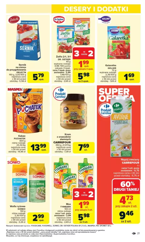 Carrefour - gazetka promocyjna Gazetka Carrefour od poniedziałku  do soboty 05.07 - strona 23