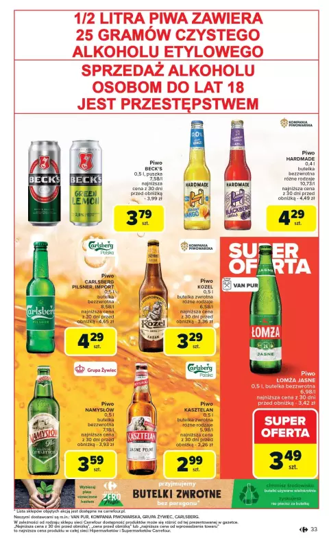 Carrefour - gazetka promocyjna Gazetka Carrefour od poniedziałku  do soboty 05.07 - strona 35