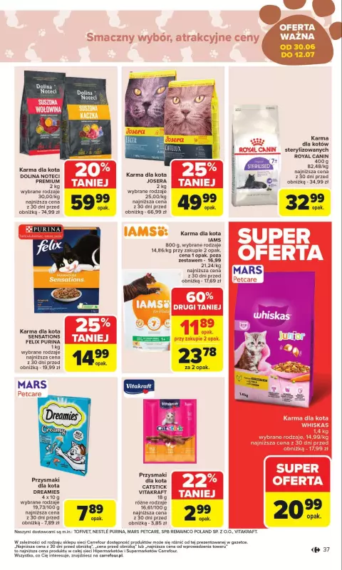 Carrefour - gazetka promocyjna Gazetka Carrefour od poniedziałku  do soboty 05.07 - strona 39