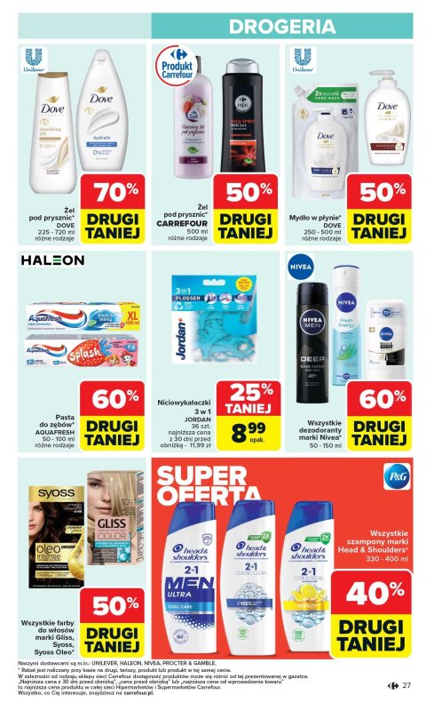 Carrefour - gazetka promocyjna Gazetka Carrefour od poniedziałku  do soboty 05.07 - strona 29
