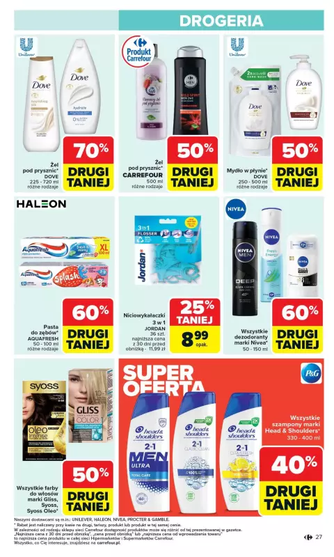 Carrefour - gazetka promocyjna Gazetka Carrefour od poniedziałku  do soboty 05.07 - strona 29