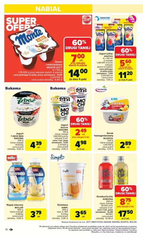 Carrefour - gazetka promocyjna Gazetka Carrefour od poniedziałku  do soboty 05.07 - strona 18