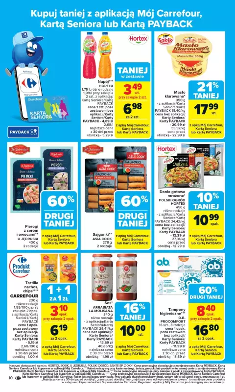 Carrefour - gazetka promocyjna Gazetka Carrefour od poniedziałku od poniedziałku 30.06 do soboty 05.07 - strona 12