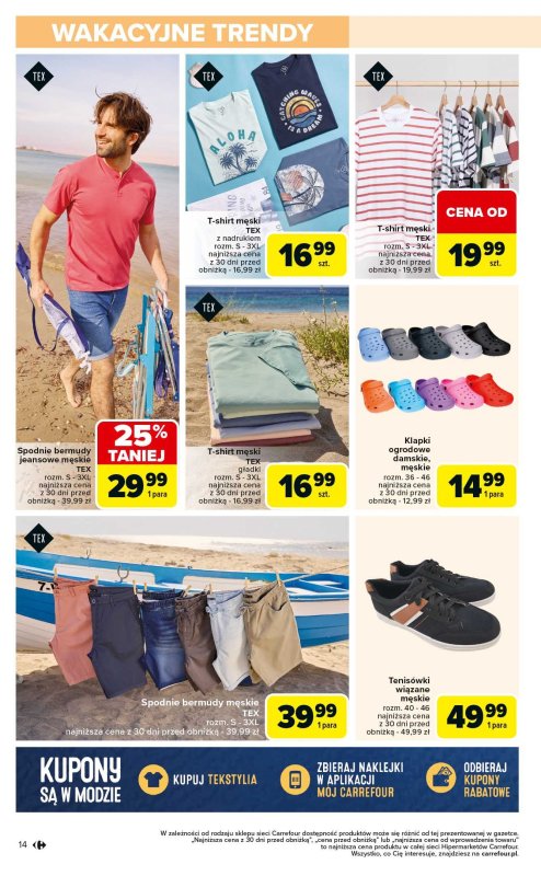 Carrefour - gazetka promocyjna Gazetka Łap super okazje od czwartku  do środy 16.07 - strona 14
