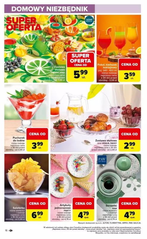 Carrefour - gazetka promocyjna Gazetka Łap super okazje od czwartku 03.07 do środy 16.07 - strona 18
