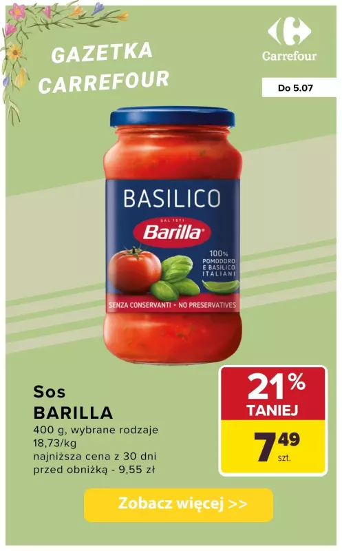 Carrefour - gazetka promocyjna Majonezy, ketchupy i sosy   - strona 3