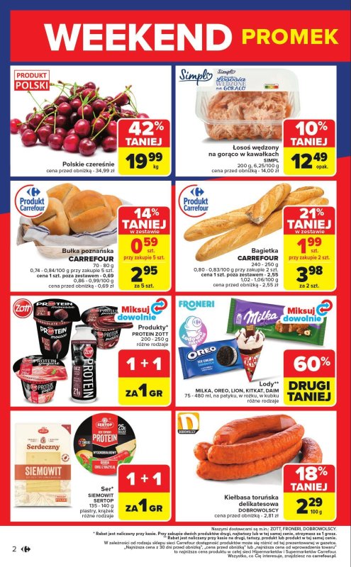 Carrefour - gazetka promocyjna Gazetka Weekend promek już od czwartku od czwartku 03.07 do soboty 05.07 - strona 2