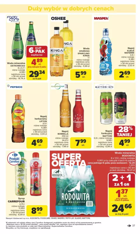 Carrefour - gazetka promocyjna Gazetka Carrefour od poniedziałku  do soboty 12.07 - strona 39