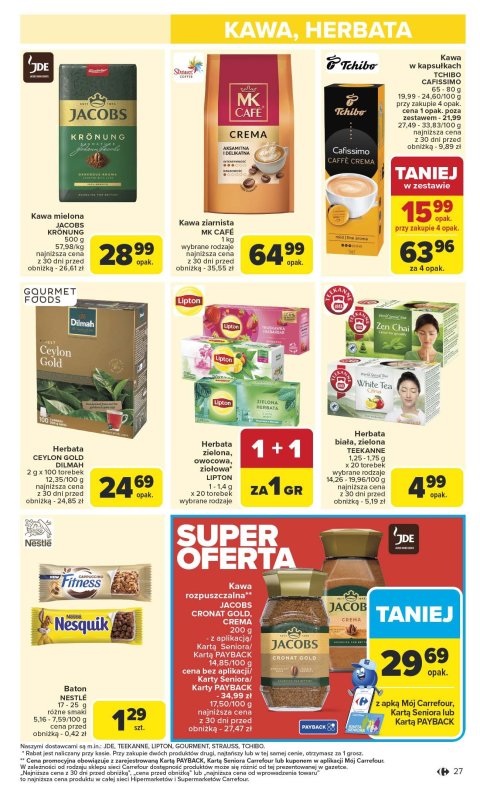 Carrefour - gazetka promocyjna Gazetka Carrefour od poniedziałku od poniedziałku 07.07 do soboty 12.07 - strona 29